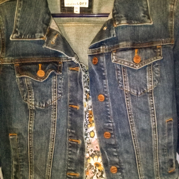 LOFT Blue Jean Jacket - Picture 3 of 5